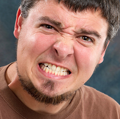 Man with Teeth Grinding