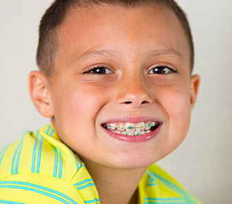 boy with braces